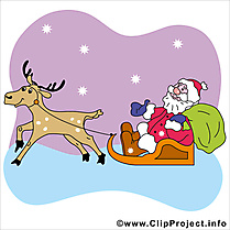 Clipart gratuit Père Noël