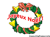 Guirlande de Noël clipart gratuit