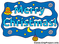 Merry Christmas image, card, clipart gratuite