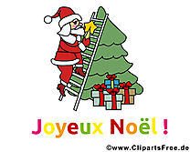 Santa Claus clip art de noël, image, e-card