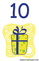 10 ans clip art gratuit – Anniversaire dessin