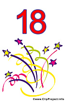 18 ans clipart – Anniversaire dessins gratuits