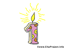 1 an clipart gratuit – Anniversaire images