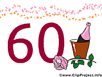 60 ans clip art gratuit – Anniversaire dessin