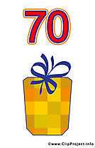 70 ans clipart gratuit – Anniversaire images