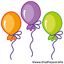 Ballons dessins gratuits – Anniversaire clipart