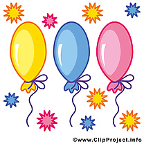 Ballons image à télécharger – Anniversaire clipart