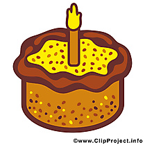 Dessin gâteau – Anniversaire à télécharger