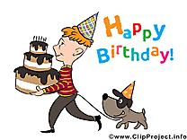 Fête clip arts gratuits – Anniversaire illustrations