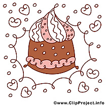 Gâteau image gratuite – Anniversaire clipart