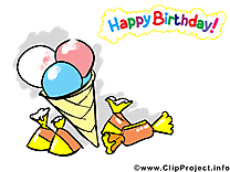 Glace images – Anniversaire clip art gratuit