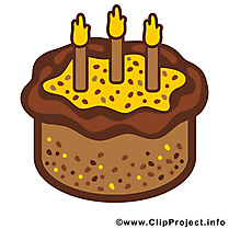 Images gratuites gâteau – Anniversaire clipart