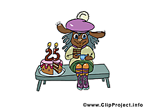 Lapin image gratuite – Anniversaire cliparts