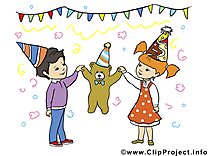 Ours en peluche dessin gratuit – Anniversaire image