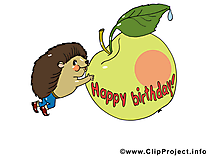 Pomme images gratuites – Anniversaire clipart