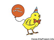 Poussin clipart – Anniversaire dessins gratuits