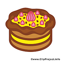 Tarte clip art – Anniversaire image gratuite