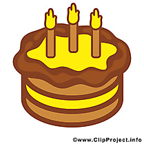 Tarte clip art gratuit – Anniversaire dessin