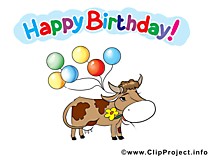 Vache dessin à télécharger – Anniversaire images