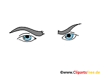 Bleus yeux image – Dessin cliparts à télécharger