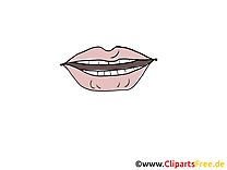 Bouche clip arts gratuits – Dessin illustrations