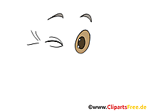 Clin d'oeil images – Dessin clip art gratuit