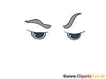 Clip art yeux – Dessin gratuite