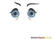 Grands yeux clip art gratuit – Dessin images