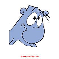 Hippopotame clipart gratuit