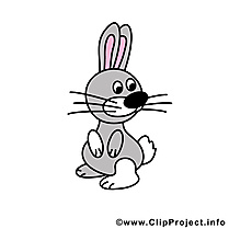 Lapin clip arts gratuits – Ferme illustrations