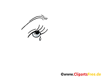 Larmes images gratuites – Dessin clipart