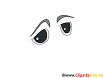 Noir yeux clip art gratuit – Dessin dessin