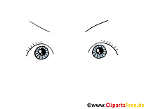 Ouverts yeux image gratuite – Dessin cliparts