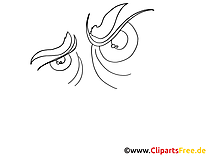 Regard cliparts gratuis – Dessin images