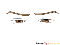 Tristes yeux clipart – Dessin dessins gratuits