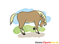 Illustration à télécharger cheval clipart