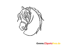 Images à imprimer cheval clip art gratuit