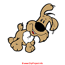 Clipart chien cartoon
