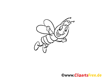 Abeille illustration – Animal à imprimer