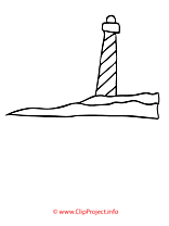 Phare coloriage