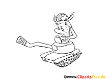 Tank dessins gratuits - Armée clipart gratuit