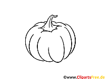 Citrouille dessin – Coloriage automne à télécharger