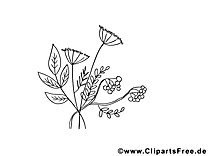 Herbes illustration – Automne à imprimer