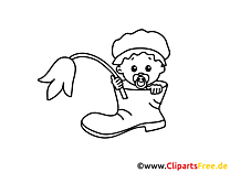 Fleur clipart – Bébé dessins à colorier