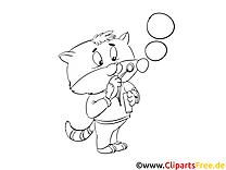 Bulle de savon clip art gratuit – Chats à imprimer