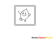 Goutte clip art gratuit – Divers à imprimer