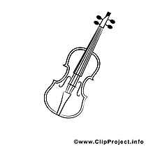 Violon clip arts – Divers à imprimer