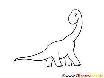 Coloriage dinosaures image à télécharger