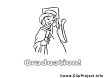 Bachelier illustration – Coloriage école cliparts