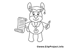 Lapin dessin gratuit – École à colorier